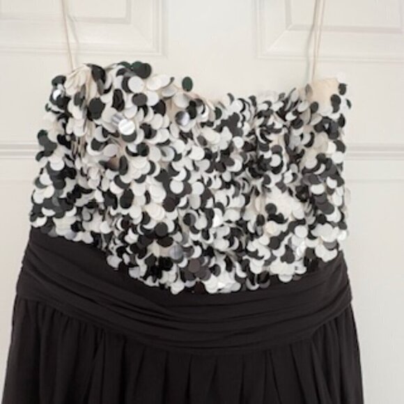 Alice + Olivia Cocktail Dress Silk and Sequin - Picture 2 of 9